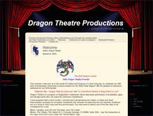 Tablet Screenshot of dragontheatreproductions.org